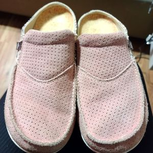 Light PINK  SPENCO slip on w diabetic insole 9